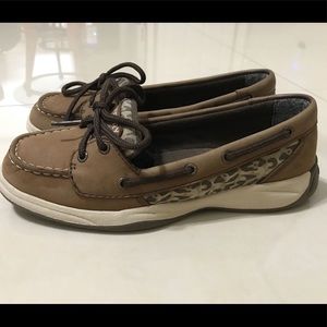 Sperry Top-Side cheetah print
